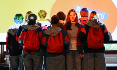jongeren van Theater Roestvrij